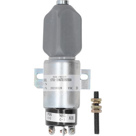 Starter solénoïde d'arrêt ABS coupure moteur 24V pour Mitsubishi S6K 1751-2467UIBIS5A (1/5)
