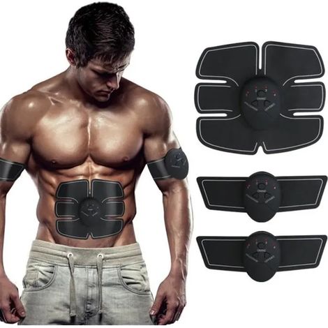 Electrostimulateur,Appareil Abdominal,Smart Ceinture Abdominal Massage Musculaire Bras Multiple Endroit Fitness ou Cuisses (1/4)