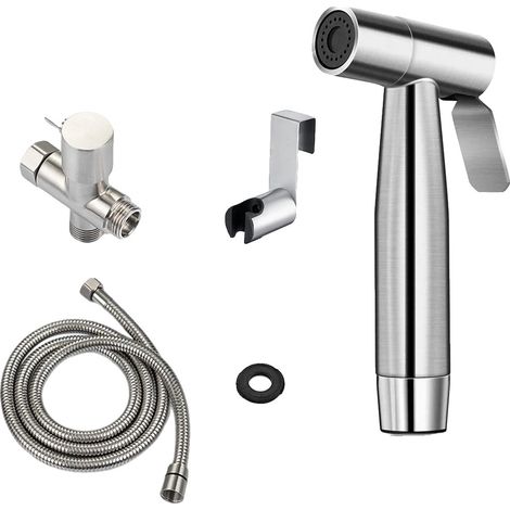 Bidet-Armatur Sprayer, langlebiger Edelstahl, wandmontiertes Design, MT01 (1/2)