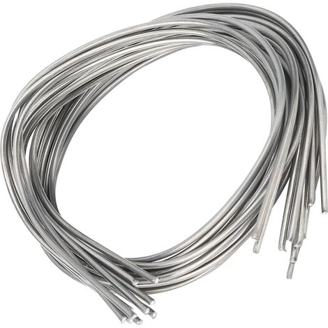 10 baguettes de soudage aluminium-cuivre, électrodes de 2 mm de diamètre, fil à souder basse température avec flux. (1/5)