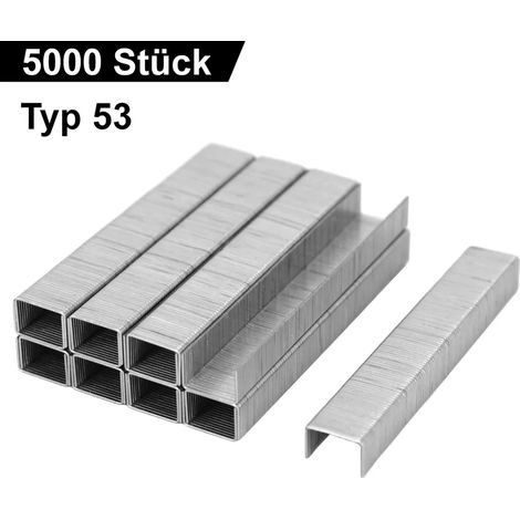 5000 agrafes TYPE 53 Agrafes de 14 mm pour agrafeuse de bureau (1/5)