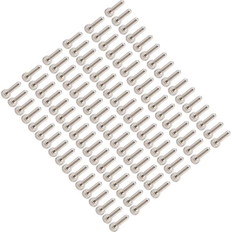 Vis inox A2 M3 à tête cylindrique creuse empreinte hexagonale, filetage métrique, longueur 10 mm, fixation assemblage (1/5)
