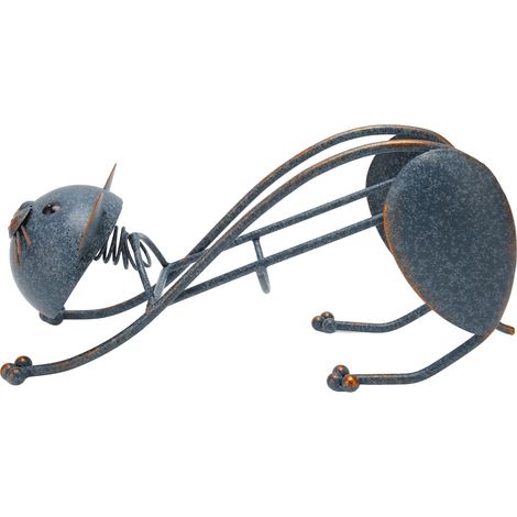 Porte-Bouteille Chat Métal Robuste Économiseur d'Espace Décoratif Stable Support à Vin Ferme pour Famille Bureau Bar (1/5)