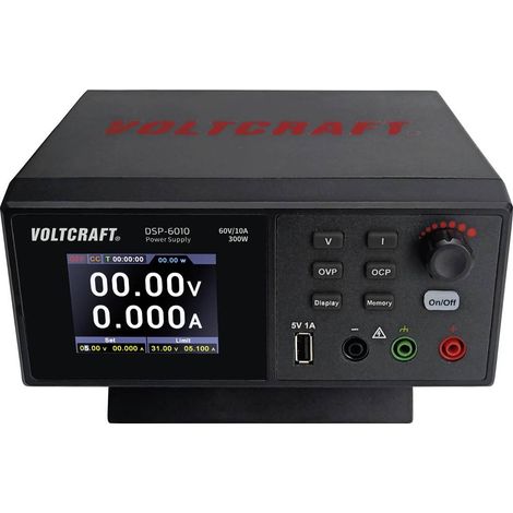VOLTCRAFT DSP-6010 Alimentatore da laboratorio regolabile 0 - 60 V 0 - 10 A 300 W USB 2.0 presa A Controllo remoto Num.