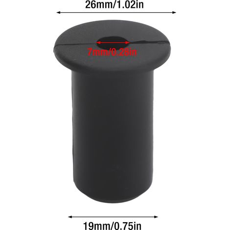 Ortviai Kit de gestion de câbles Starlink – 10 embouts en silicone noir pour câble Ø19 mm, étanche et esthétique (1/4)