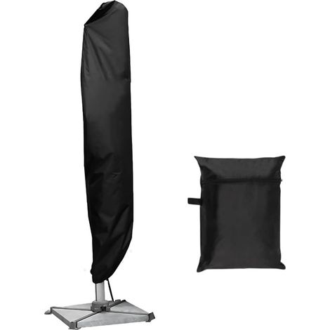 Copertura Protettiva per Ombrellone da Giardino - 25/35x165 cm - Telo Impermeabile in Poliestere con Laccetto - Resistente a Pioggia, Neve, Polvere e Raggi UV (1/5)