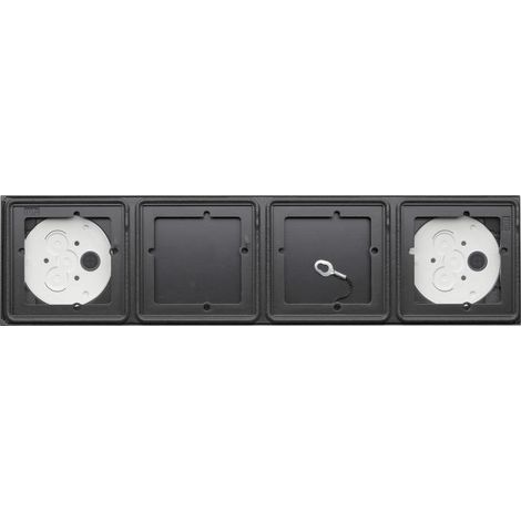 Gira Caja sup. 4 vías System 106 antracita [5504910], 5504 910 (1/3)