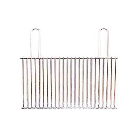 Grille de barbecue chromée 57x40 cm – Acier résistant – Poignées pliables pour transport facile – Cuisson uniforme viande, poisson, légumes – Ompagrill