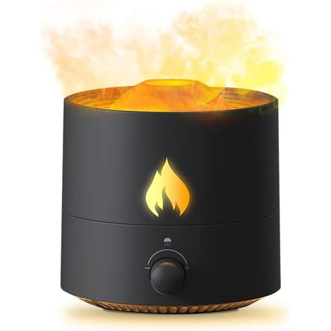 Humidificateur d'air avec diffuseur d'huiles essentielles (noir) (1/5)