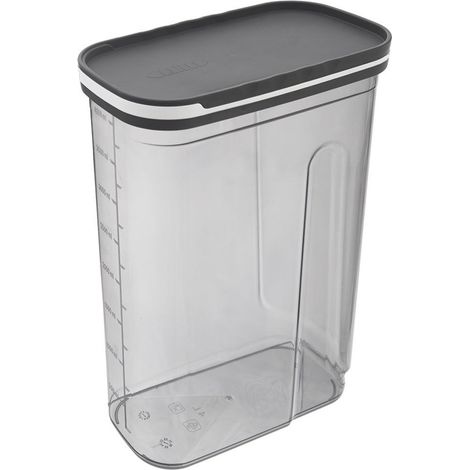 Contenedor para productos sueltos, organizador de cocina, gris, plástico, 4 L (1/5)