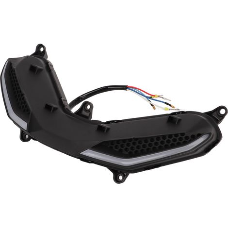 Phare de moto à LED avec feux de jour et clignotants pour moteur Y15ZR V1 V2, style rouge/jaune (1/5)
