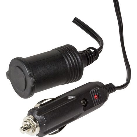 LogiLink Kfz-Zigarettenanzünder-Verlängerungskabel 12V 60W 2m Schwarz (1/4)