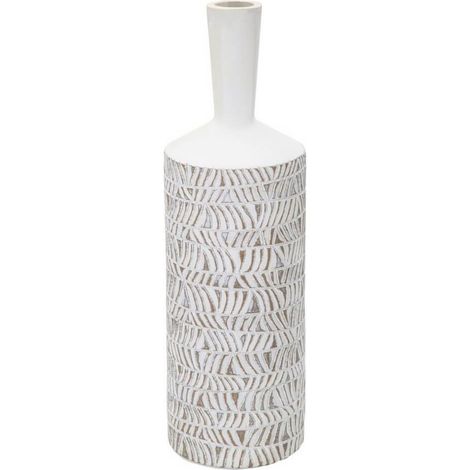 Vaso decorativo mauro ferretti bianco 49 5 cm 15 cm (1/5)
