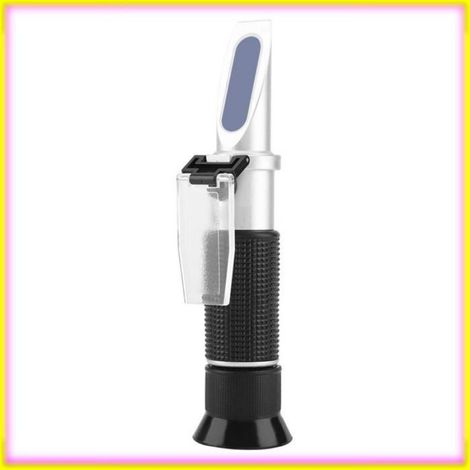 Réfractomètre, Réfractomètre Portatif 0 32 % avec Testeur Portable ATC pour Sucre, Aliments, Fruits, Boissons, Miel (1/4)