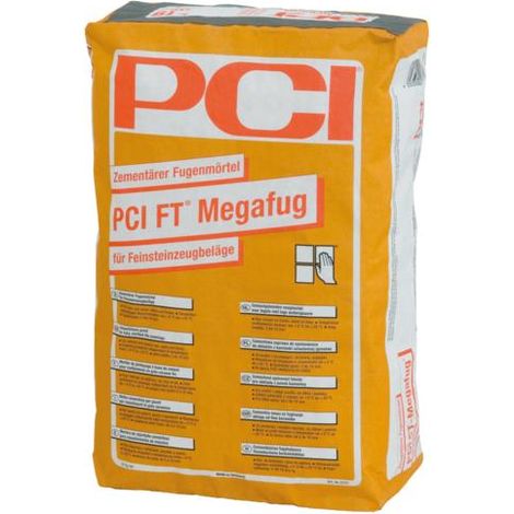 PCI FT Megafug für Feinsteinzeugbeläge 25kg Sack Nr. 19 basalt