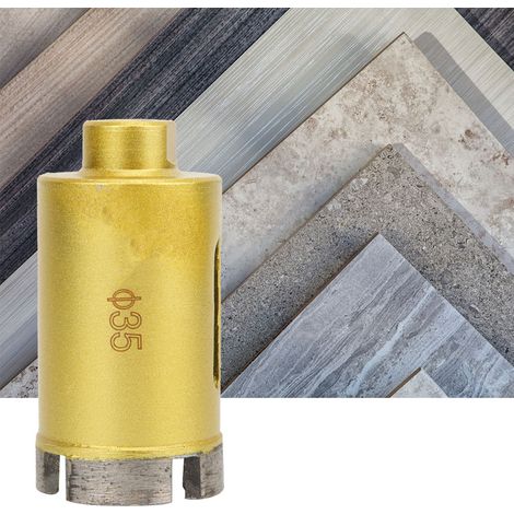 Forets diamantés pour marbre, carrelage, murs et parois vitrées, meuleuses d'angle, scies cloches 30 mm/32 mm/35 mm (1/5)