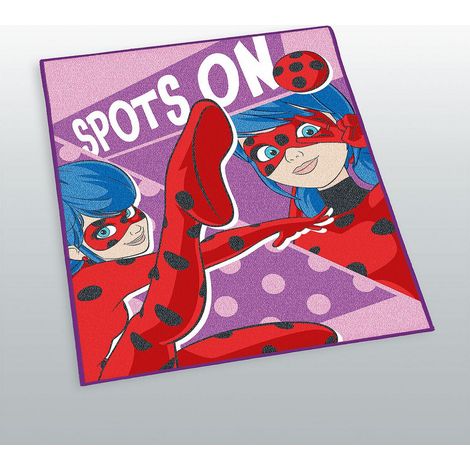 Tapis - Miraculous Ladybug -Spots On - Violet - 100 cm x 120 cm (1/2)