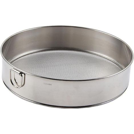 20cm Tamis De Ptisserie Maille Fine Tamis Patisserie Farine Tamis Pour Farine Tamis Fins En Acier Inoxydable Tamiseur De Farine Pour Gteaux Lgumes (1/5)