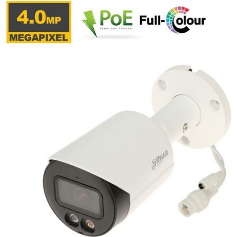 Dahua Telecamera Bullet IP 4Mp Full-color IR 30Mt - IPC-HFW2449S-S-IL (2.8mm) S