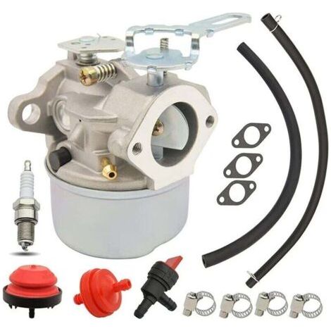 Carburateur pour moteurs de 5 CV – Remplace les références 640084B, 632107, 640084 et 521 – Pour chasse-neige HSSK50, HS50 et LH195SA (1/4)