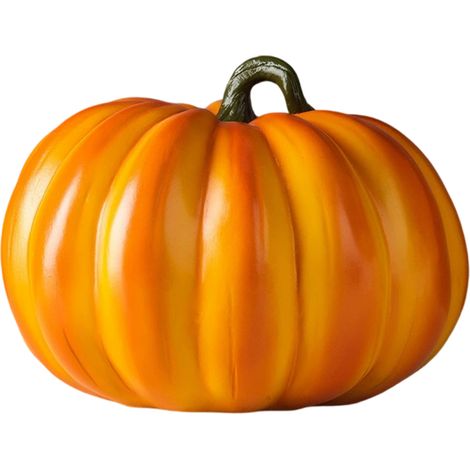 Citrouille artificielle en résine, citrouilles d'Halloween en résine pour la maison, l'intérieur et l'extérieur, décorations d'Halloween (Orange C) pour la décoration de citrouille