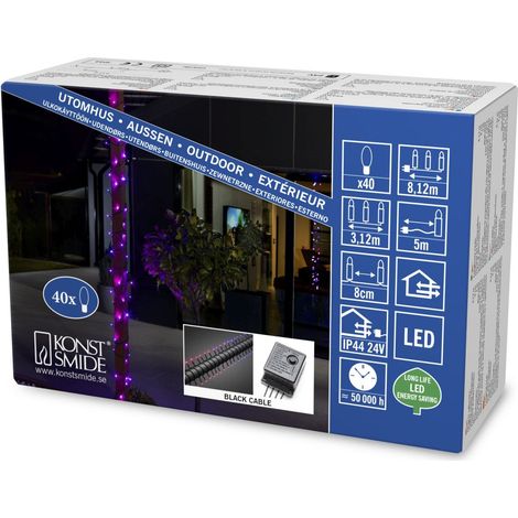 Konstsmide LED (monocolore) Catenella luminosa 24 V Catena luminosa Bianco freddo (1/3)
