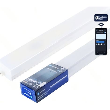 Ampoule connectée Aigostar 0,9 m 30 W Bluetooth Mesh, lumière sans abat-jour 6500 K, panneau LED pour bureau