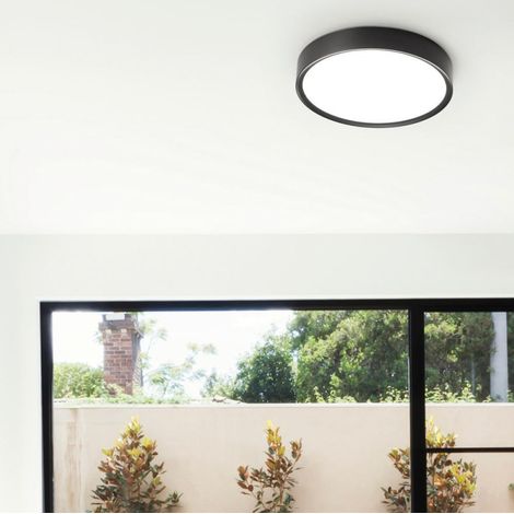 Plafonnier Salle De Bain Lila Noir Mat Ip44 Cct (1/3)