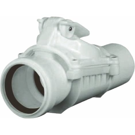 Airfit Rückstauklappe DN 50 mit Handverriegelung, waagerechte Montage - 50051WRK