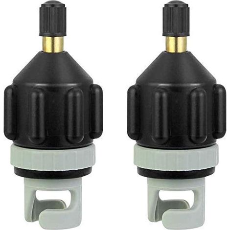 Accessoires et maintenance 2 Pcs Sup Pompe Compresseur Adaptateur De Pompe à Valve Bateau Gonflable Stand up Paddle,pour Canots Pneumatiques Kayak Pompe Pied Pompe électrique DENUOTOP (1/5)