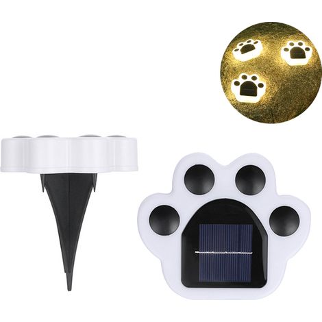 [Luz solar] + [Lámpara de jardín] + [ABS] + [IP65] + [4 LED] + [Plástico resistente] (1/5)