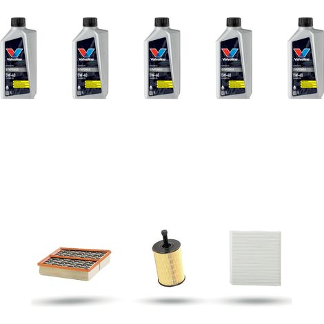 Kit tagliando 3 FILTRI e 5L OLIO compatibile con Alfa Romeo Giulia (952) 2.9 V6 Bi-Turbo 375kw dal 2016 (1/5)