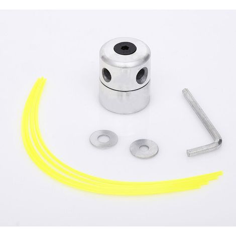 Universal-Freischneiderkopf mit Ersatzteilen, Nylon-Freischneider, zylindrischer Trimmerkopf aus Aluminium