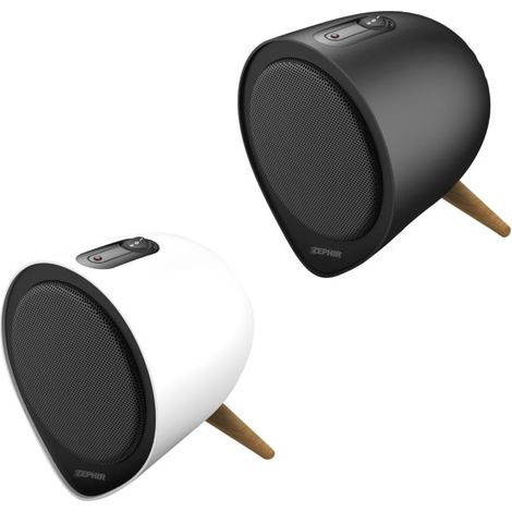 TERMOVENTTORE CERAMICO NERO O BIANCO 900/1500W 18,2X18,2X21CM