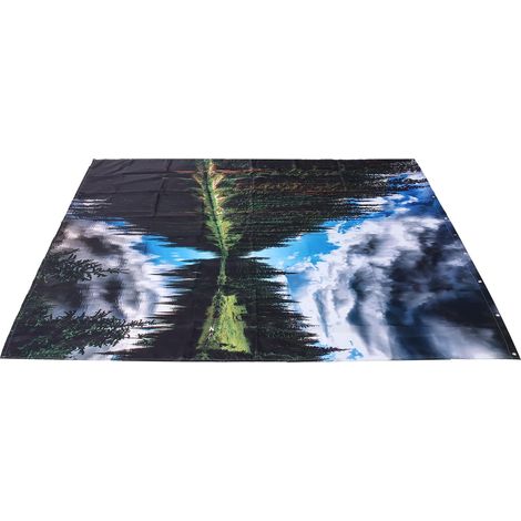 Tenda da bagno con anelli per camera da letto (150 x 180 cm). (1/5)