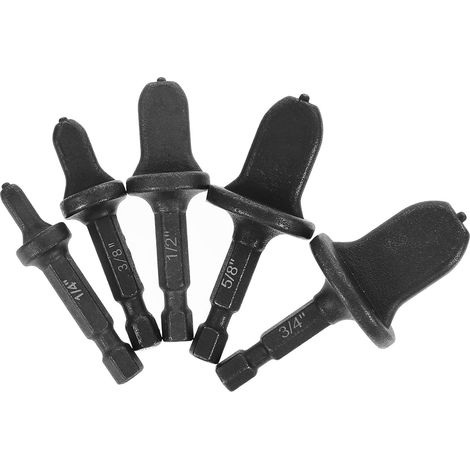 Kit D'outils D'évasement en Métal pour Tube Cuivre 5 Pièces Poignée 1/4, et Pratique pour Maintenance de Climatisation et Réfrigérateur (1/5)