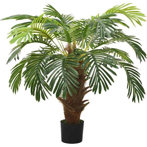 Palmier Cycas artificiel avec pot 90 cm Vert (1/5)