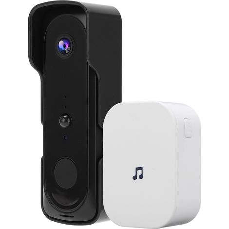 1080p-WLAN-Video-Türsprechanlage, Zwei-Wege-Audio, Infrarot-Nachtsicht, Bewegungserkennung, Sicherheitstürklingel für Zuhause 90-260 VEU (1/5)