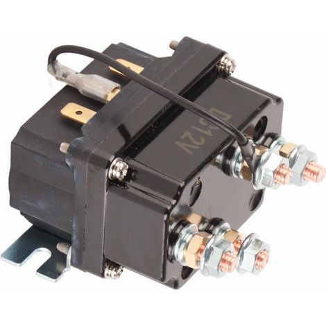 Treuil électrique 12V 250A, contacteur relais solénoïde pour treuils 3000-5000lbs, compatible UTV SUV 4x4, pièce de rechange robuste (1/5)