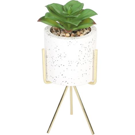 Support pour Pot de Fleurs artificielles pour décoration d'intérieur, de Bureau, de Salle de Bain (1/2)