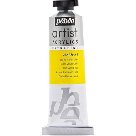 Peinture - Véronèse - JAUN HANSA - 37 ml - Extra fine - Brillant (1/4)