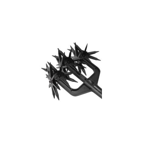 Outil de décompactage et d'aération du sol haute performance, pour pelouse et jardin, motoculteur électrique, aérateur de pelouse, durable, résistant à la corrosion et facile à utiliser.