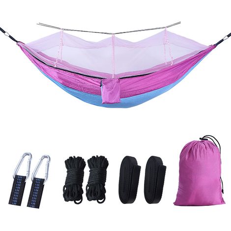 Hamac de camping à montage rapide avec moustiquaire tissu (1/5)