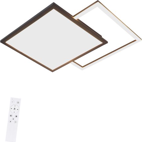 GBLY Deckenlampe LED Deckenleuchte Wohnzimmer - Schwarz Wohnzimmerlampe Modern Dimmbar küchenlampe mit Sternnenhimmel Design 46W Deckenbeleuchtung für Schlafzimmer Arbeitszimmer Hotel Büro Küche