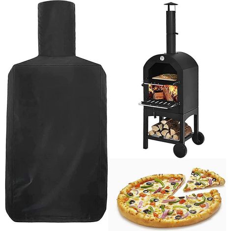 HONORNIC - Housse anti-poussière pour four à pizza, housse pour four à pizza d'extérieur/terrasse (1/4)