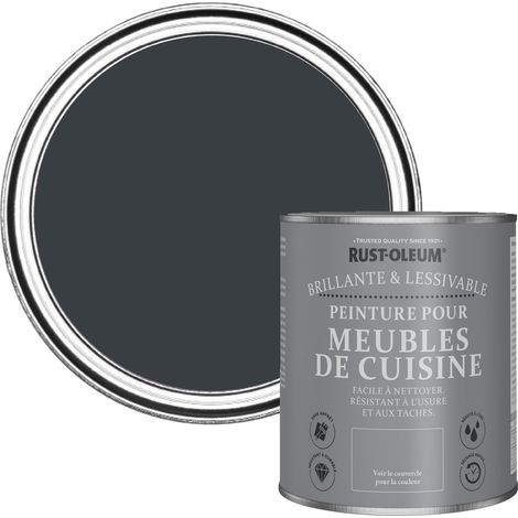 Peinture Grise pour Meubles de Cuisine, Finition Brillante - Anthracite (RAL 7016) 750ml (1/5)