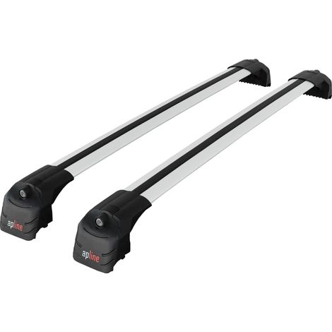 Compatible avec Audi Q7 (4M) 2015-2026 ACE-2 Modèle Barres de Toit Railing Porte-Bagages de Voiture Aluminium Gris 2 Barres (1/5)