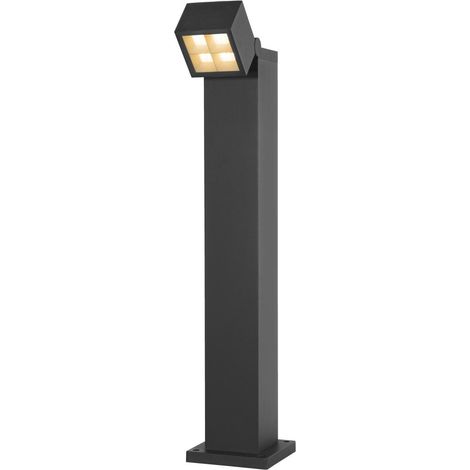 Borne S-CUBE 75 extérieur carré 15W 2700/3000 K PHASE gris - SLV - 1007459