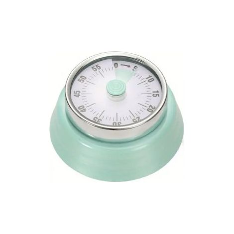 Minuteur mecanique en acier inoxydable avec aimant pour cuisine gestion du temps pour cuisson patisserie et four