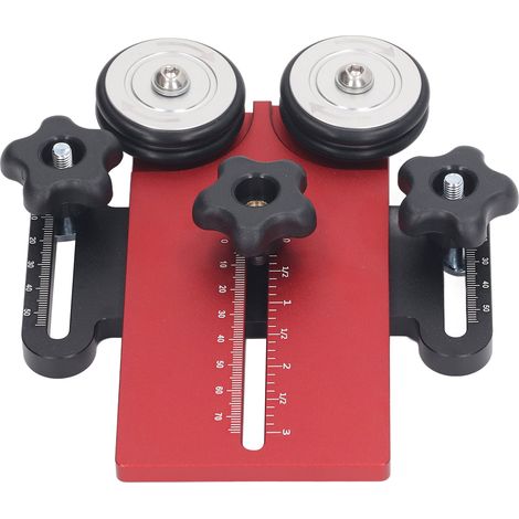 Guide à rainure mince pour scies circulaires, en alliage d'aluminium, avec graduation claire pour le travail du bois (1/5)